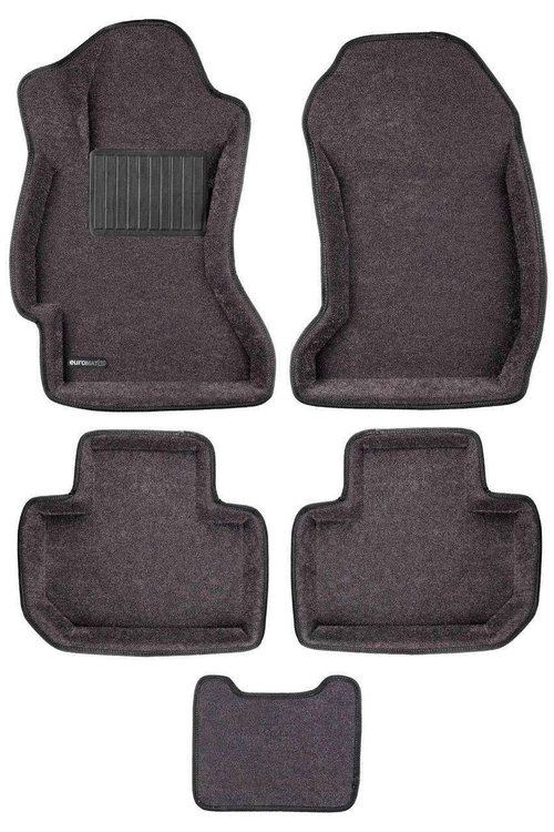 Коврики салона для SUBARU Forester (2012-2018) Euromat 3D Business серые. Арт. EMC3D-004709G