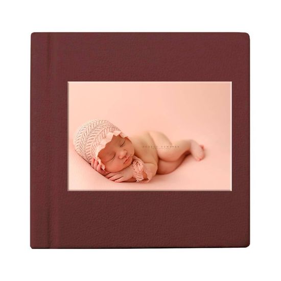 20х20 фотокнига с фото-вставкой (все цвета эко-кожи внутри)