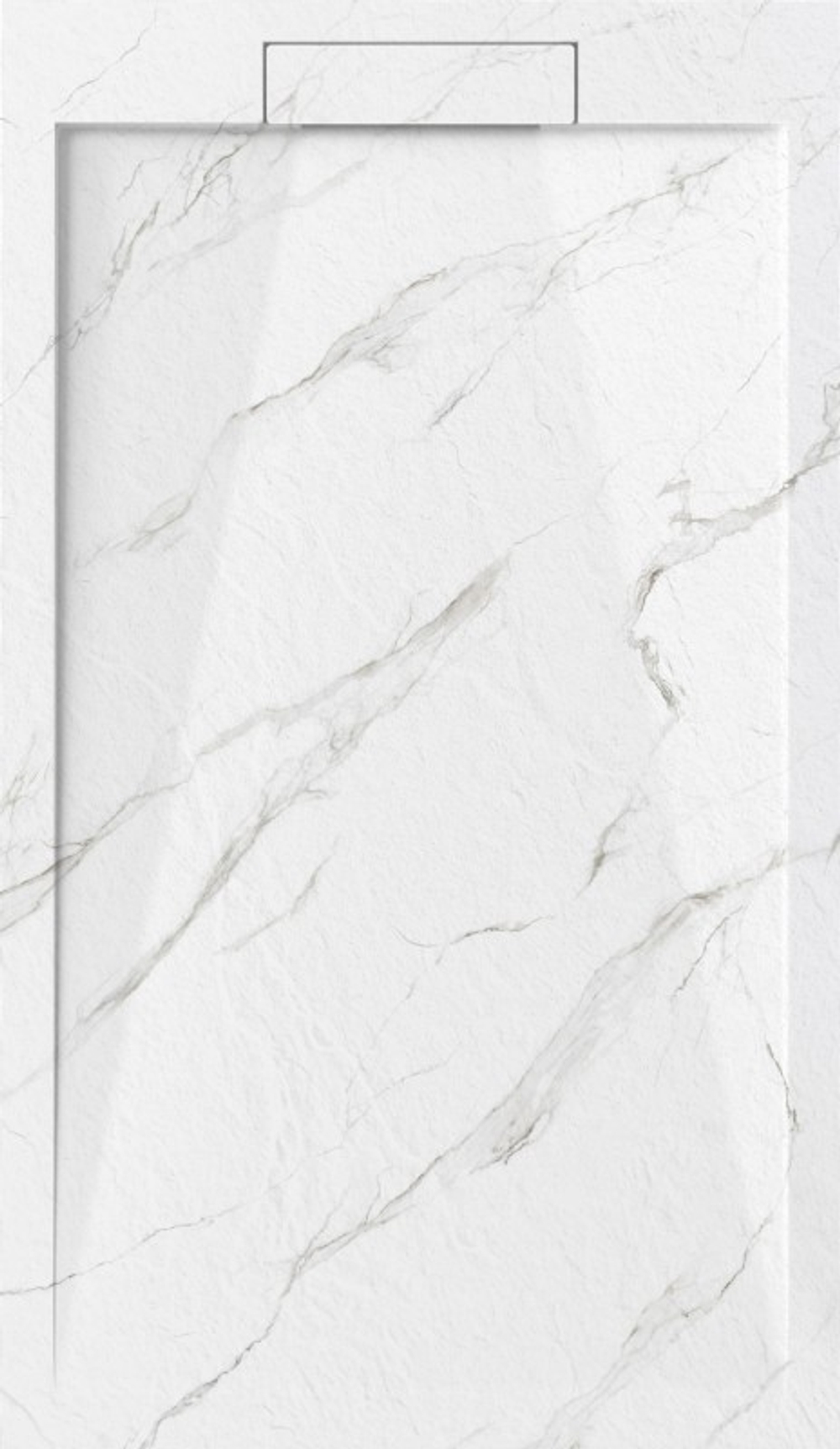 Поддон из искуственного камня Esbano ESPLM128CB 120x80x2,5 Прямоугольная цвет белый