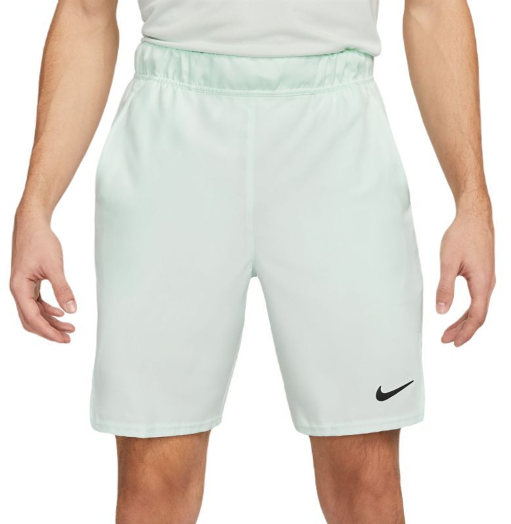 Мужские теннисные шорты Nike Court Dri-Fit Victory Short 9in - barely green/black