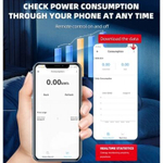 Умное WiFi реле (выключатель) на DIN-рейку Taxnele TXCB2-VAP-E с мониторингом электроэнергии/функции защиты (Для экосистемы eWelink)