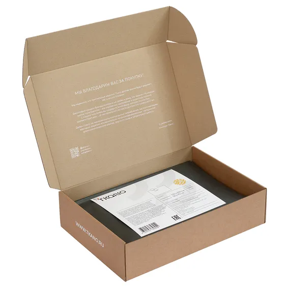 Комплект постельного белья горчичного цвета с принтом "Полярный цветок", Scandinavian Touch, 150х200 см