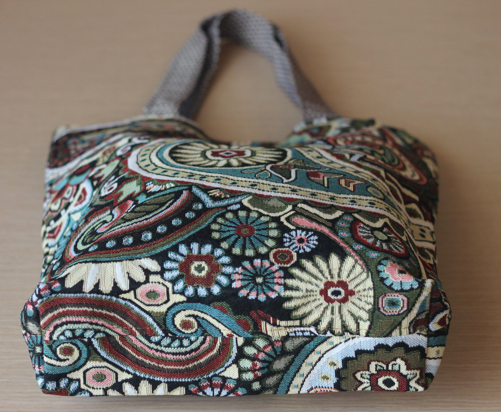 Гобеленовая сумка Пейсли (39х39х12)