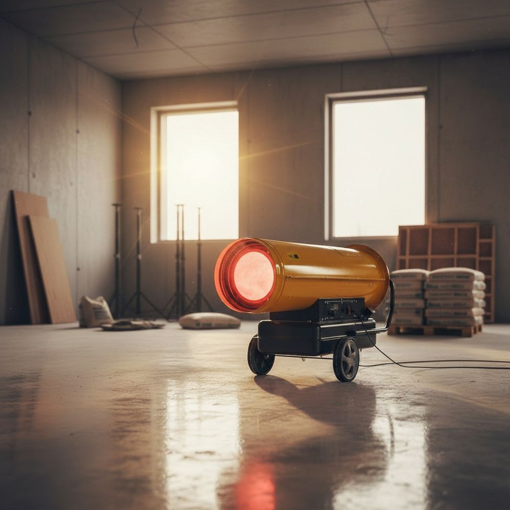 Тепловая пушка дизельная OURMASTER D 360 - прямого нагрева / 100 кВт / промышленная