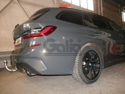 Оцинкованный фаркоп на BMW 3-Series седан/универсал 2018-, BMW 4-Series G22 coupe 2020-, BMW 4-Series G26 Gran Coupe 2021- (без электрики), Galia B025A