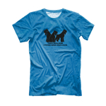 Футболка "3 Черных терьера назад"