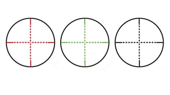 Оптический прицел Leapers 3-9x32 Hunter Scope, сетка тонкий крест с 2-х цветной подсветкой + кольца на 11мм (SCP-U392RGD)