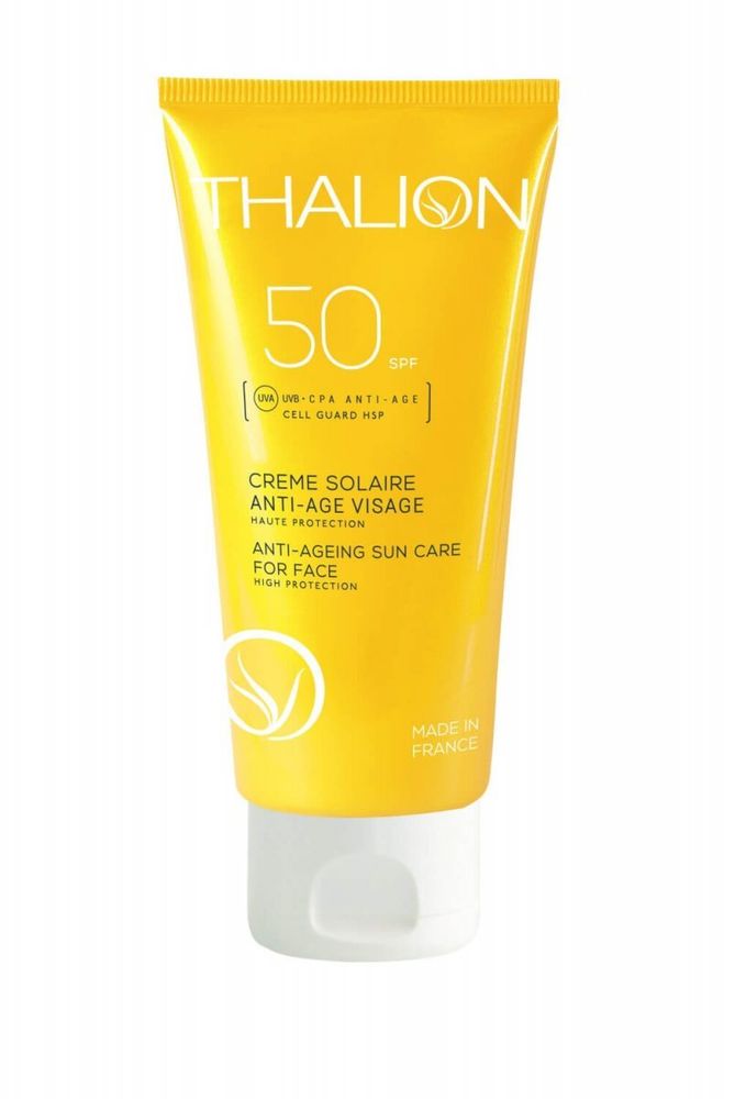 Thalion Крем противовозрастной для лица c защитой SPF50  Creme Solaire Anti-age Visage SPF50 50 мл