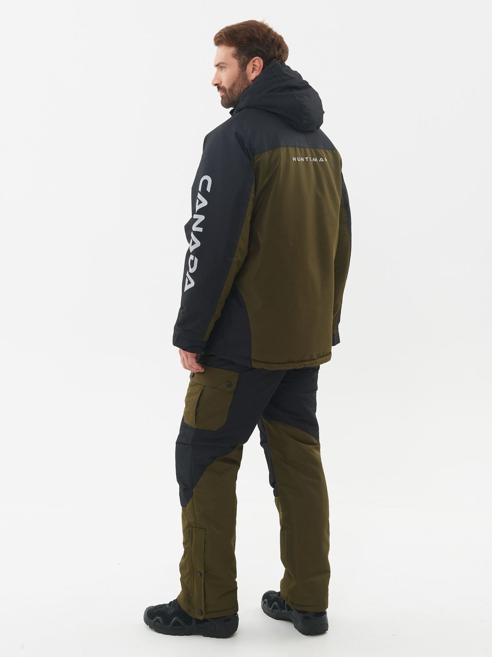 Костюм зимний Канада ткань Оксланд цвет Хаки/Черный
