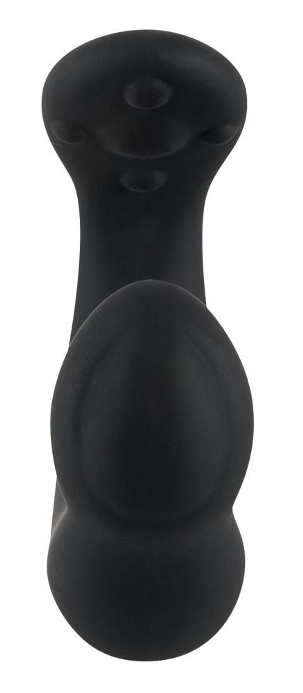 С-образный стимулятор простаты Rebel с виброэлементом (Цвет: черный)