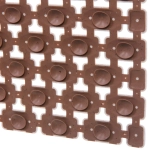 Коврик в ванну Селфи 72х39 Лофт бело-коричневый