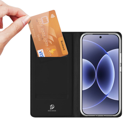 Чехол книжка из PU кожи черного цвета от Dux Ducis для Xiaomi 17, серия Skin Pro Series Case