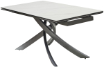 Стол М-City DISAUR Эстебио (Estebio) 160 Kl-99 Белый мрамор матовый, Итальянская керамика, темно-серый