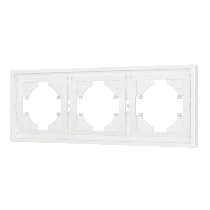 Рамка пластиковая FRM-TENDO-SFPL-3-WH Arlight 054653