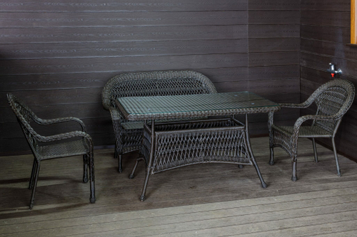 Садовый комплект из искусственного ротанга Мэдисон НЬЮ (Medison NEW) Lunch set без подушек