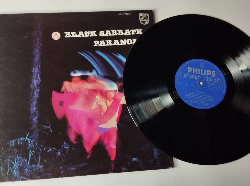 Винтажная виниловая пластинка LP Black Sabbath Paranoid (Japan 1970) (No Obi) Iron Man