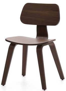 Стул Gena из орехового шпона и каучукового дерева Испания La Forma