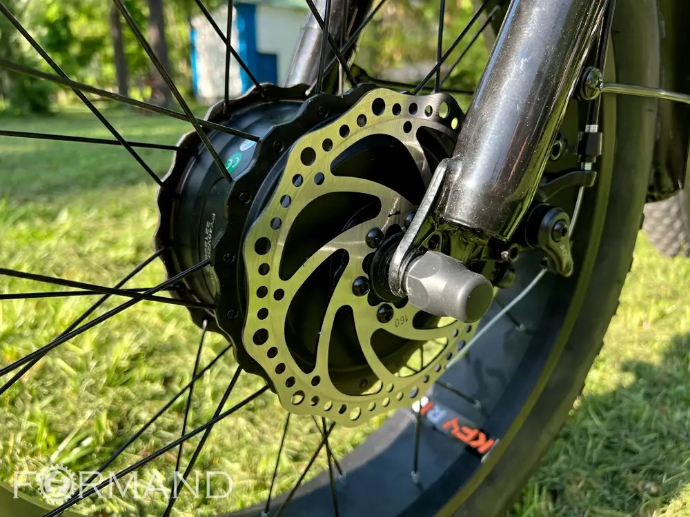 Электрический трицикл фэтбайк GreenCamel Трайк-F20 (500W 12Ah), Красный