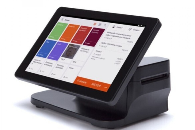 Онлайн-касса АТОЛ SIGMA 10 Стационарная касса с экраном 10", регулируемым углом наклона и высокой скоростью печати