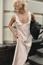 Платье майка из модала light pnk