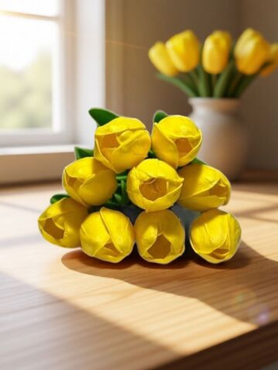 Тюльпаны желтые