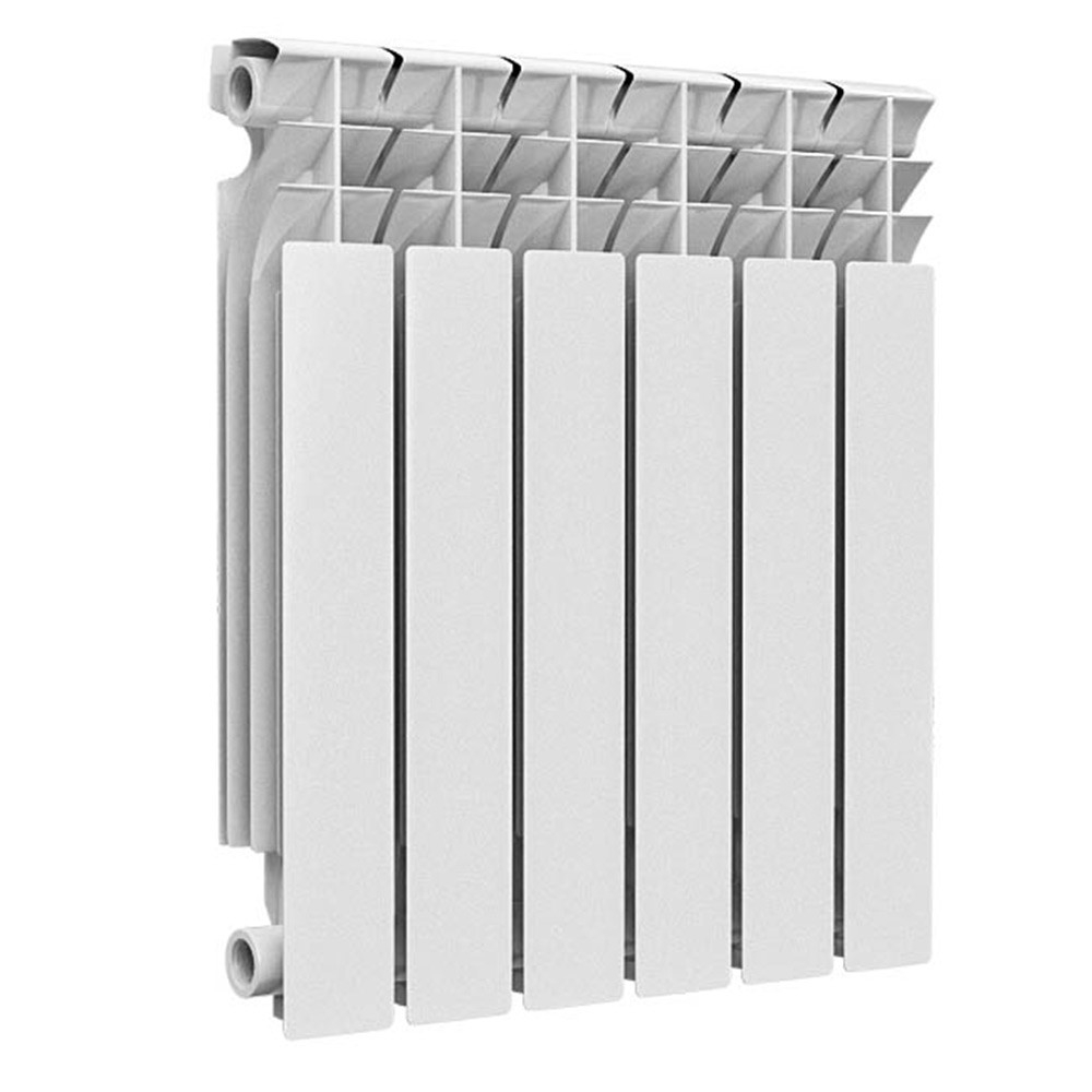 Радиатор алюминиевый Ogint Alpha 350 6 секций белый RAL 9016