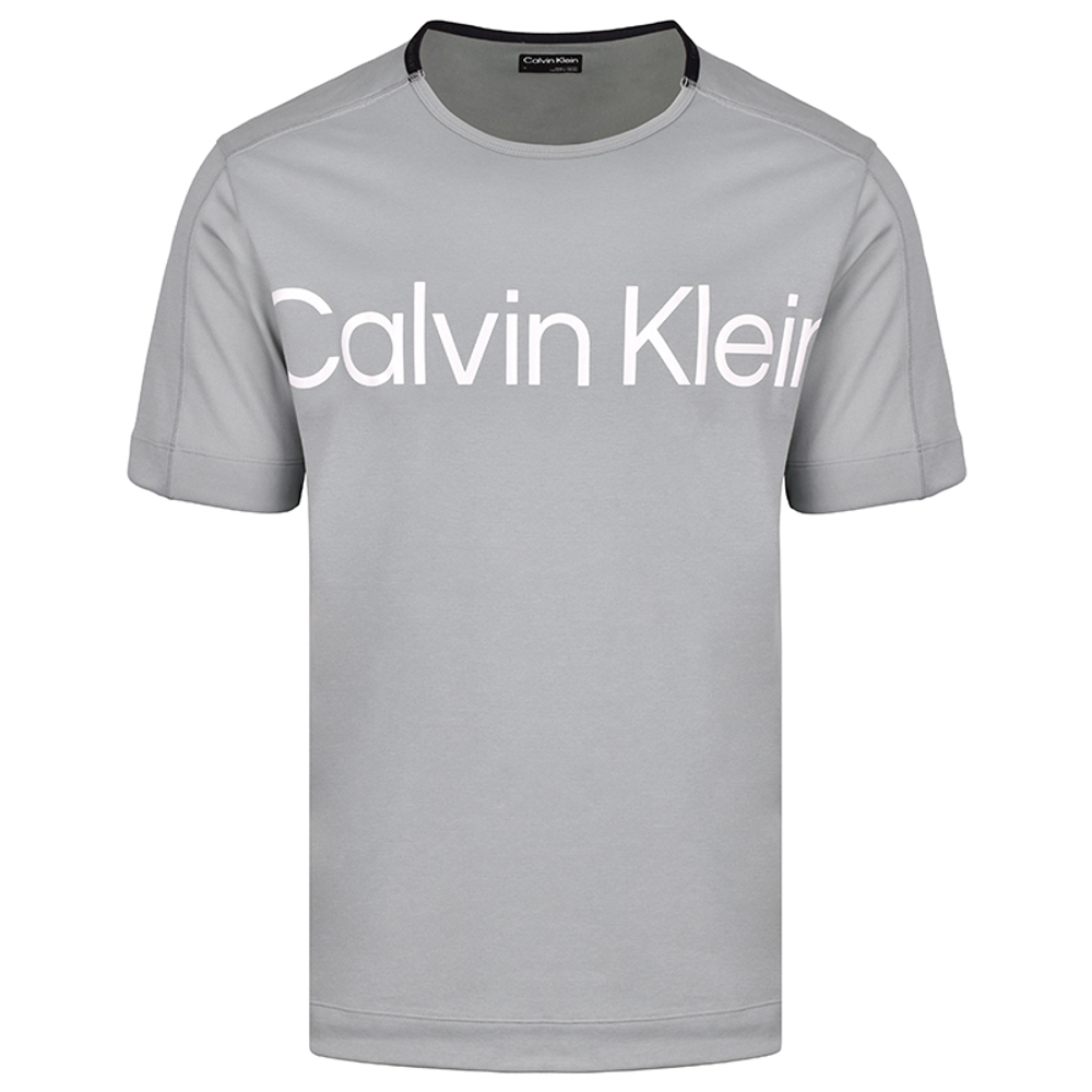 Теннисная футболка Calvin Klein WO - S/S T-Shirt - green milieu