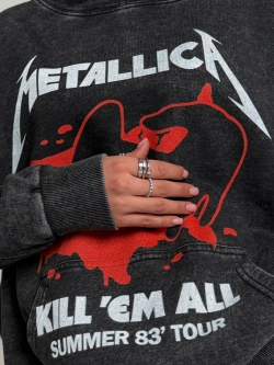Худи PARABOLA Metallica оверсайз варенка для мужчин и женщин
