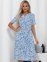 Платье Тесса (голубо-белое) П15929-45М LT Collection