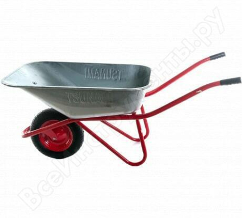 Тележка TSUNAMI WB 180S строительная с пневматическим колесом 4.00-8