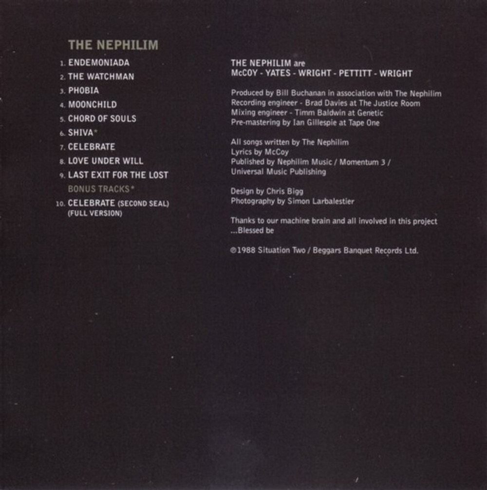 Fields Of The Nephilim / 5 Albums (5CD)