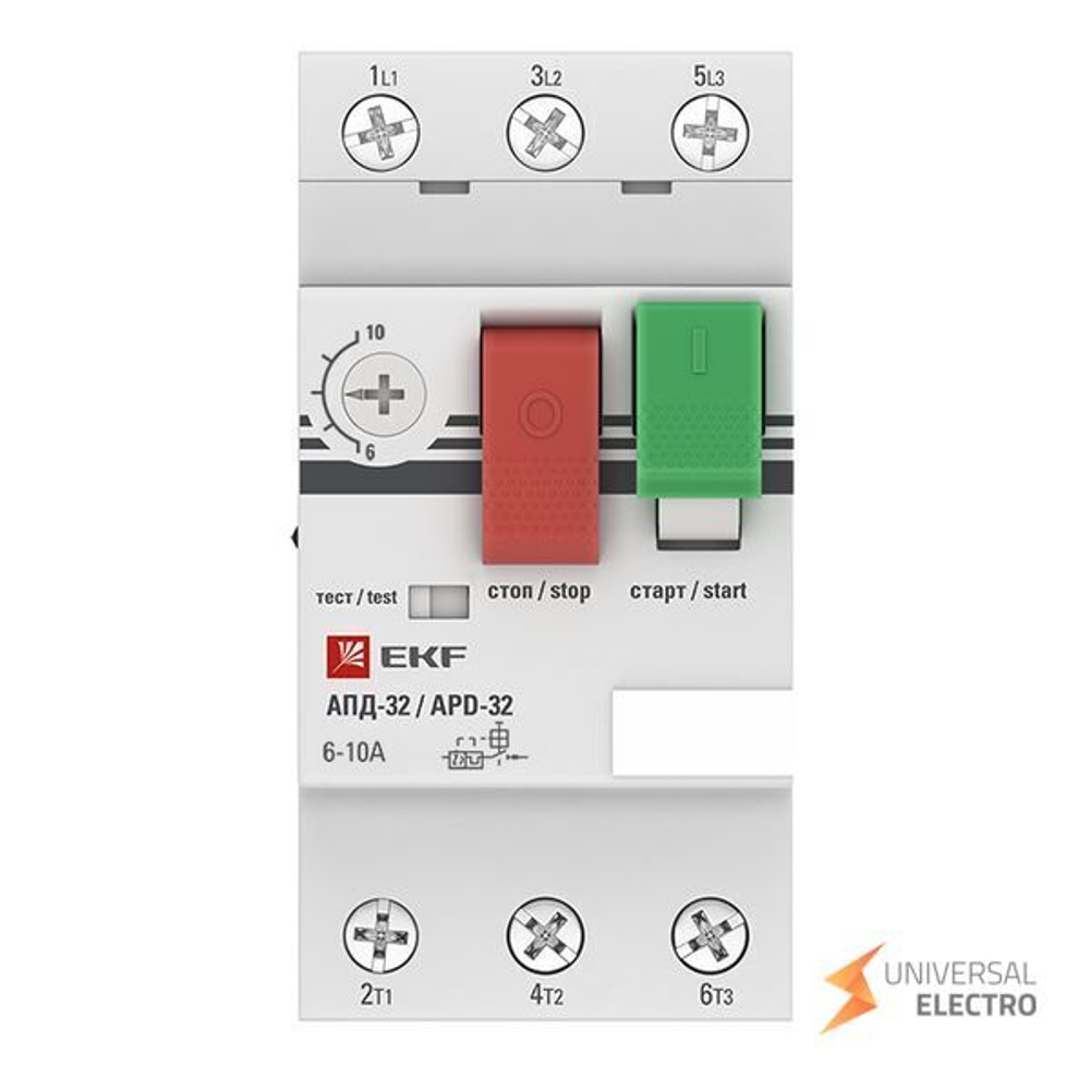 Автомат пуска двигателя АПД-32 6-10А EKF PROxima