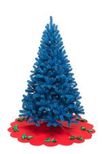 Искусственная синяя елка «Морозная» (пвх) от 1,2 м до 2,4 м