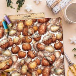 Ткань премиум мембрана ореховое изобилие