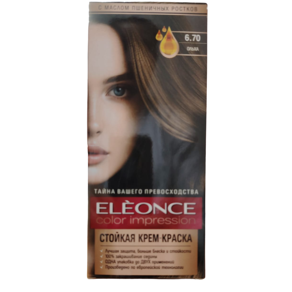 Краска для волос Eleonce №6.70 Ольха 25 мл