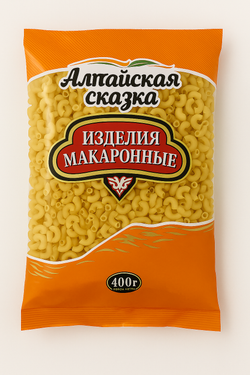 Макароны Алтайская Сказка гребешок 400 гр