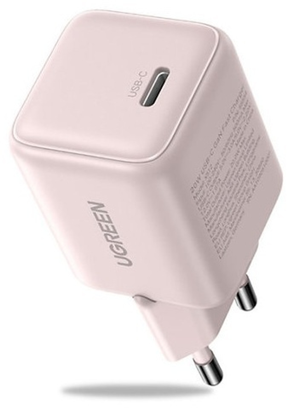 Зарядное устройство Ugreen X512 (55556) USB Type-C розовый