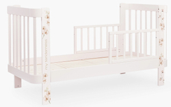 Детская кроватка-трансформер Happy baby Mommy Love в комплекте с расширением 160х70 pink