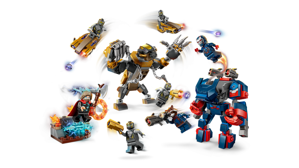 Конструктор лего 76322 Marvel Super Heroes Тор против Читаури