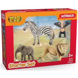 Schleich Wild Life - Животные Африки Набор из 4 фигурок 42721 / артикул   42721  / GTIN 4059433935720
