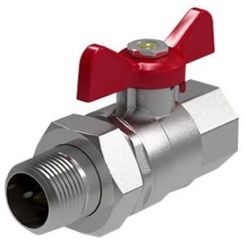 Кран шаровый Royal Thermo OPTIMAL 3/4 НГ, усиленный, бабочка