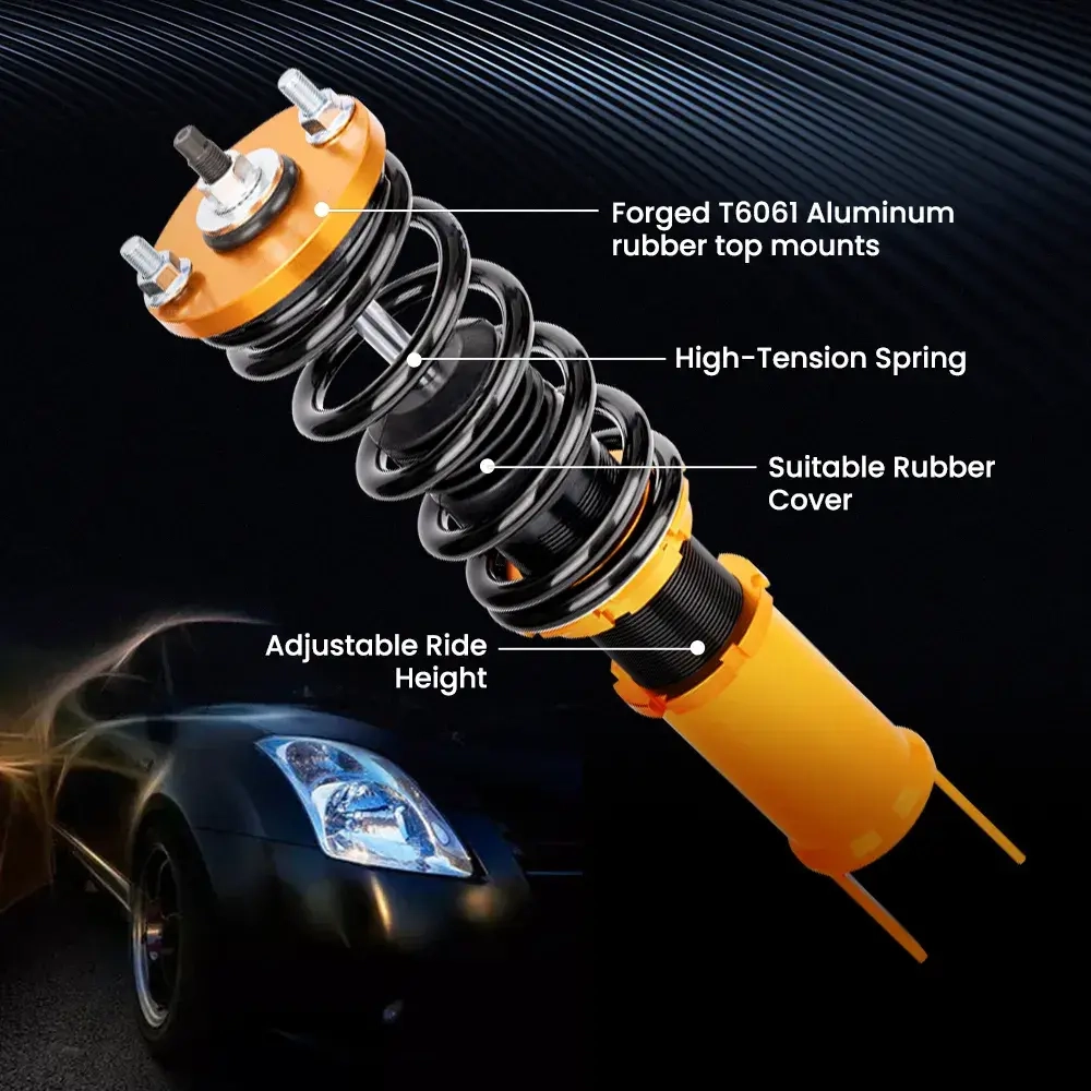 Maxpeedingrods Full Coilover Suspension Lowering Kits подходит для автомобиля Honda Civic compatible for Acura Integra