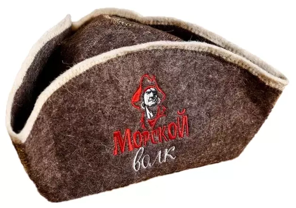 Шапка банная пиратская "Морской волк"