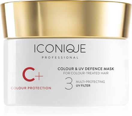 ICONIQUE Professional C+ Colour Protection Colour & UV defence mask - Интенсивная маска для защиты цвета волос. /   200  ml  / GTIN 8059300536339