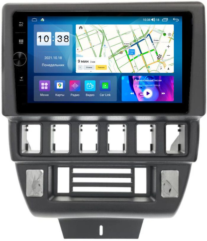 Магнитола для Lada 4x4, Urban, Bronto 1993-2019 - Parafar PF093LUX2LHDAV на Android 12, Быстрая, CarPlay, 4G SIM-слот