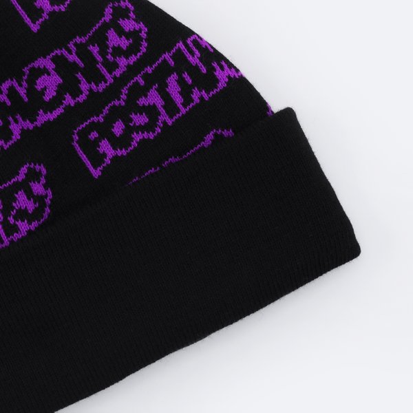 Шапка Postaments Wordz (black/violet) артикул: - купить в магазине Дайс