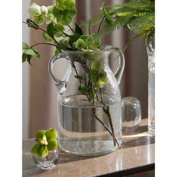 Ваза для цветов flowi, 25 см, прозрачная