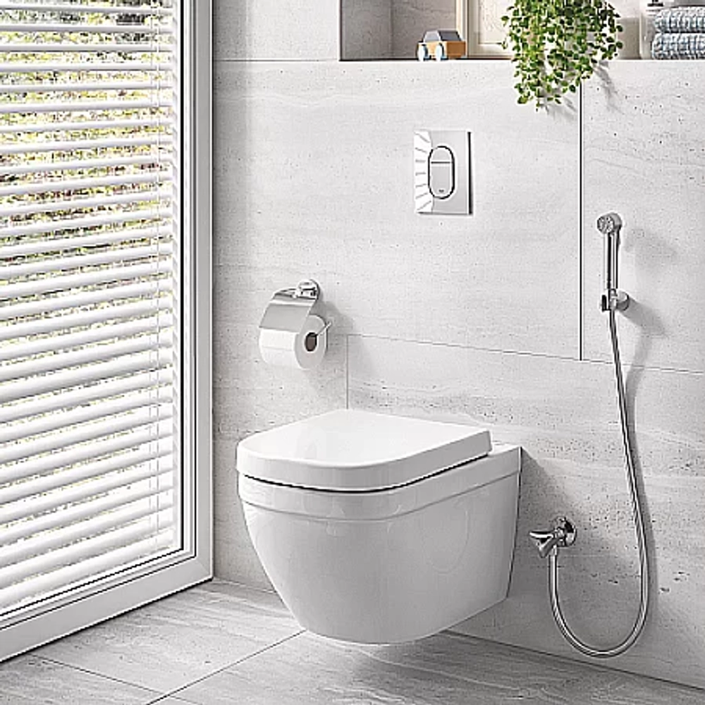Унитаз подвесной Grohe EURO CERAMIC 39554000 безободковый, с крышкой микролифт