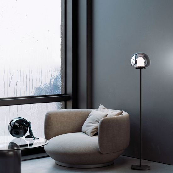 90327/1 / напольный светильник / черный