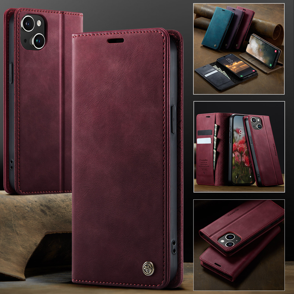Чехол-книжка CaseMe RFiD iPhone 15 Plus